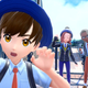 Pokemon trainers in their school uniform.